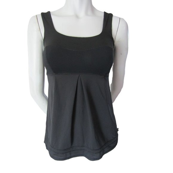 Lululemon Black Elevate Tank Size 4 - Picture 1 of 2